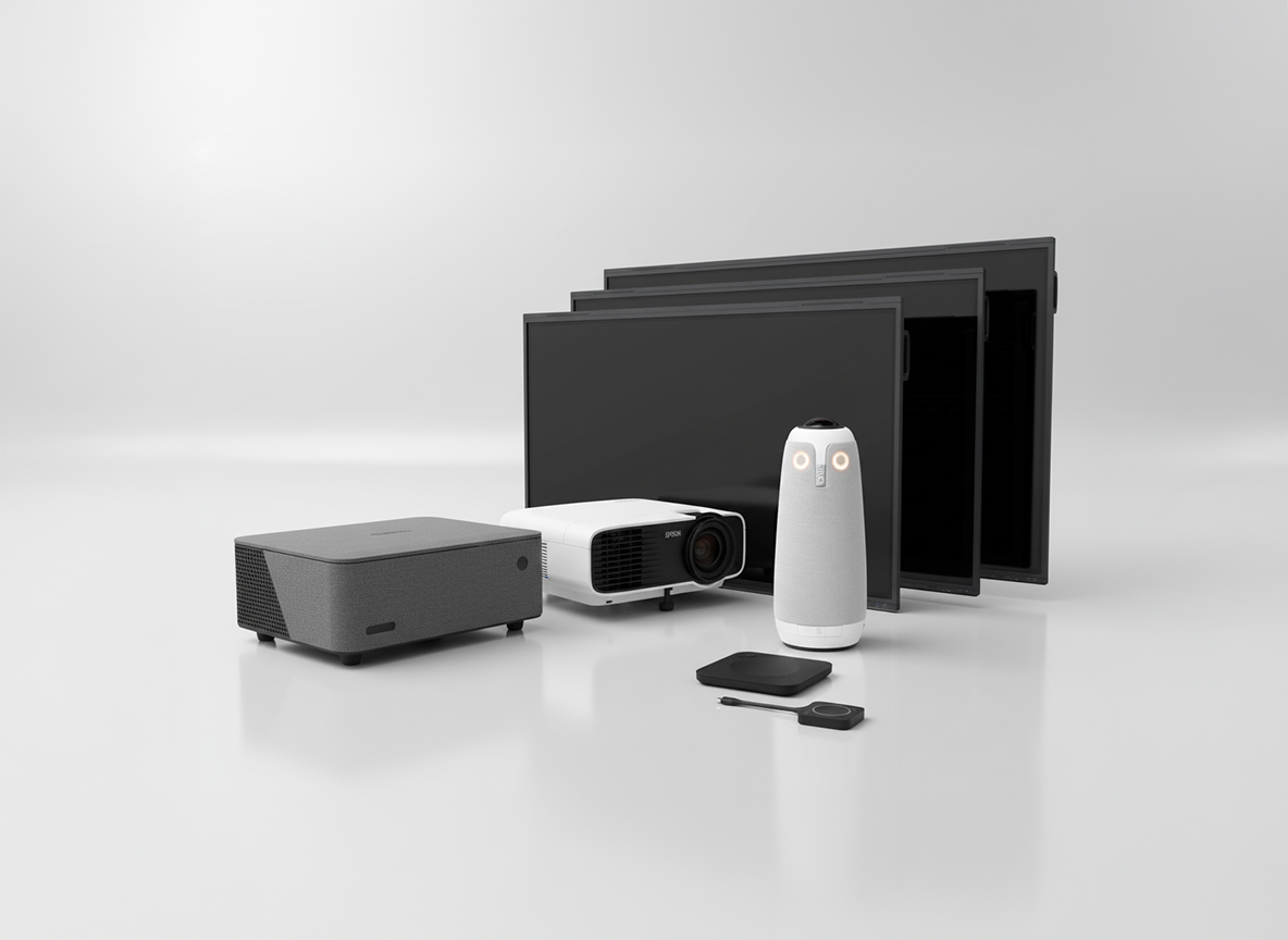 Konferenztechnik für Unternehmen - Top Hersteller bei projektor.at, inklusive Beratung, Lieferung und Montage